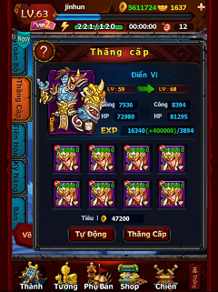 Chơi Game Đại Tướng Online Trên Di Động